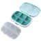 Mini Portable 8Grid Pill Box Wheat Straw Travel Medicine Organizer Sealed Tablet Container 4