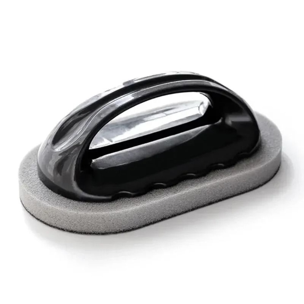 Reusable Emery Magic Sponge HeavyDuty Kitchen Pot Brush With Handle For Decontamination Easy Clea 5