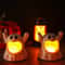 Halloween Ghost Candle Holder LED Candlestick Lighting Spooky Party Decoration 314 CeramicStyle 2