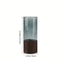 Nordic Style Elegant Glass Vase Premium Smoked Glass With Solid Wooden Base Modern Tabletop Flora 5