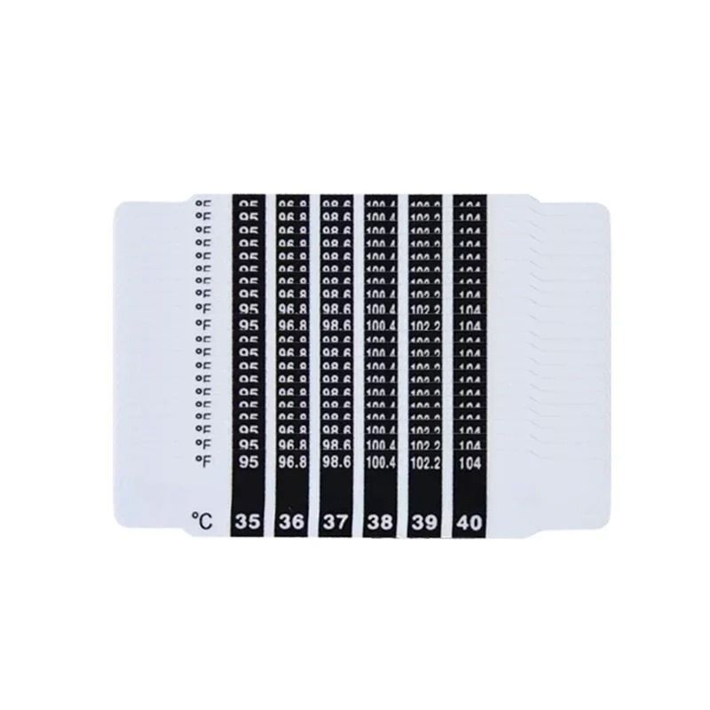 1020Pcs Forehead Strip Thermometers 3540C Fever Monitor For Kids MultiUse Temperature Stickers 7