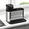 3in1 Kitchen Stainless Steel Soap Dispenser And Sink Organizer Professional Tableware Drain Rack 6