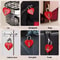 HeartShaped 3Digit Combination Lock Mini Suitcase Backpack Security For Travel School 2