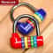 Red 5Letter Combination Padlock Professional Zinc Alloy Code Lock For Gym Travel Security 2