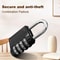 2PCS 4Digit Combination Padlocks Waterproof Zinc Alloy Security For School Gym Lockers 1