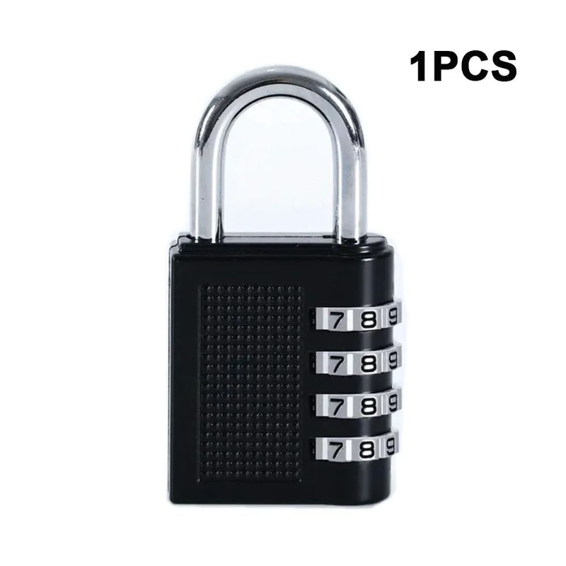2PCS 4Digit Combination Padlocks Waterproof Zinc Alloy Security For School Gym Lockers 9