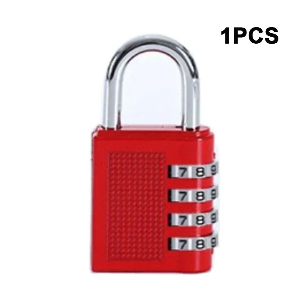 2PCS 4Digit Combination Padlocks Waterproof Zinc Alloy Security For School Gym Lockers 8