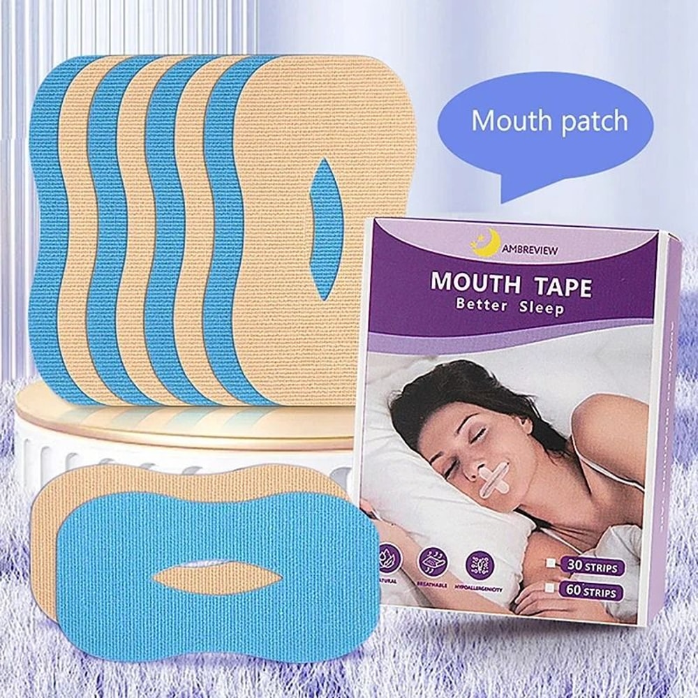 AntiSnoring Sleep Strips Gentle Mouth Seal Tape For Better Breathing Stop Snoring Correction Stic 4