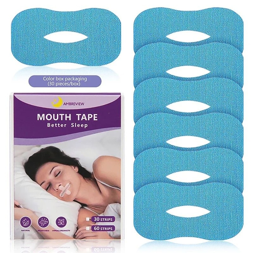AntiSnoring Sleep Strips Gentle Mouth Seal Tape For Better Breathing Stop Snoring Correction Stic 8