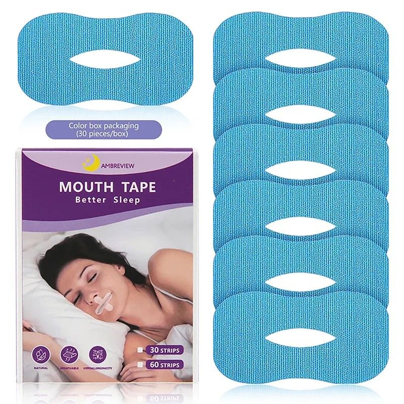 AntiSnoring Sleep Strips Gentle Mouth Seal Tape For Better Breathing Stop Snoring Correction Stic 8