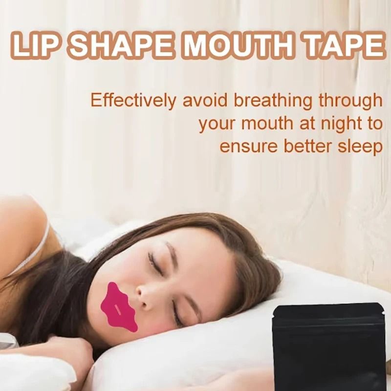 30pcs Mouth Tape For Sleep Apnea Snoring NonWoven Breathing Tape For Better Sleep 2