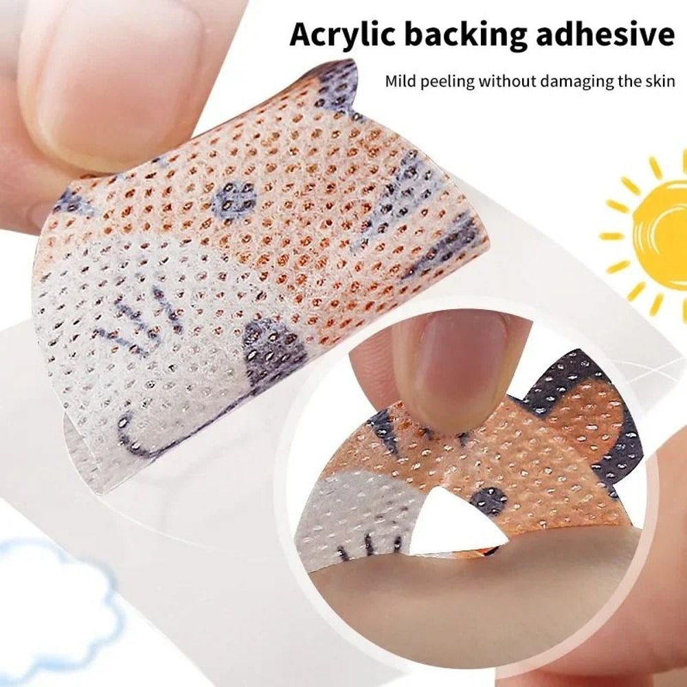 30Pcs Kids Cartoon AntiSnoring Stickers Breathing Correction Mouth Tape For Better Sleep 2