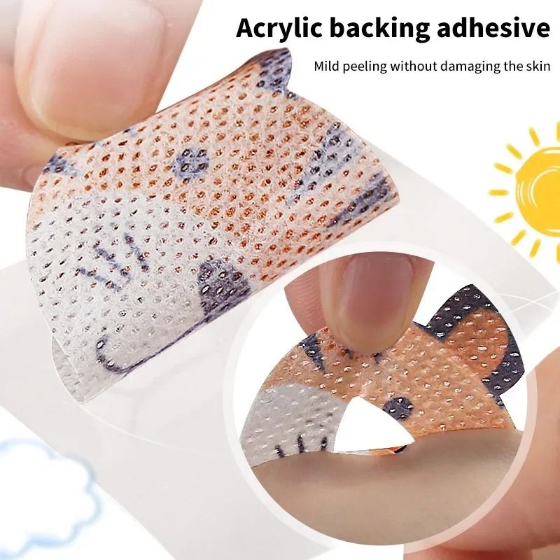 30Pcs Kids Cartoon AntiSnoring Stickers Breathing Correction Mouth Tape For Better Sleep 2