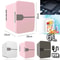 6L Car Mini Fridge Beauty Refrigerator Portable Semiconductor Skincare Makeup CoolerHeater 0