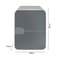 6L Car Mini Fridge Beauty Refrigerator Portable Semiconductor Skincare Makeup CoolerHeater 6