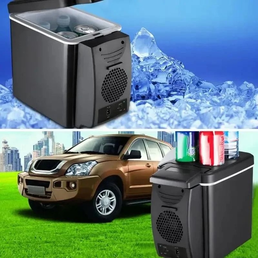 6L Electric Car Portable Ice Box DualUse Vehicle Mini Fridge Freezer Professional Cooling Heati 2