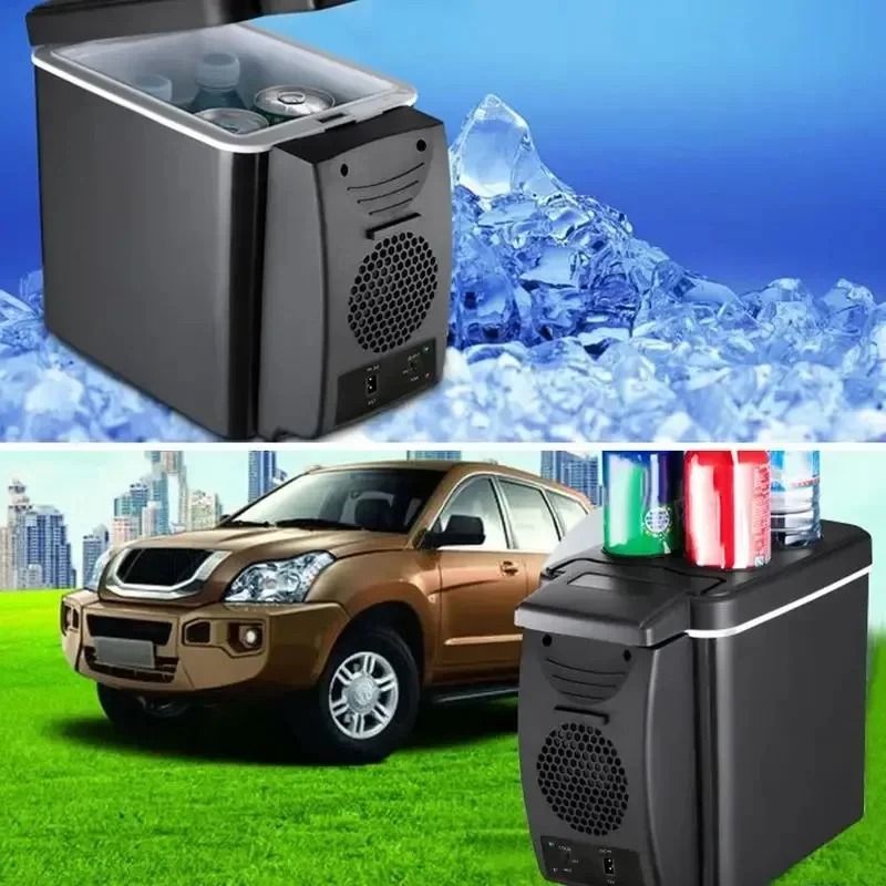 6L Electric Car Portable Ice Box DualUse Vehicle Mini Fridge Freezer Professional Cooling Heati 2