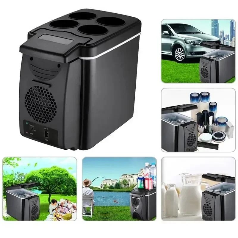 6L Electric Car Portable Ice Box DualUse Vehicle Mini Fridge Freezer Professional Cooling Heati 3