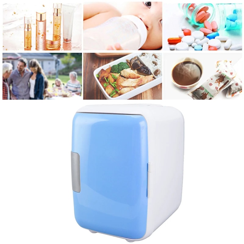4L Mini Portable Auto Refrigerator Cooling Warming Vehicle Travel Freezer Professional Outdoor C 4