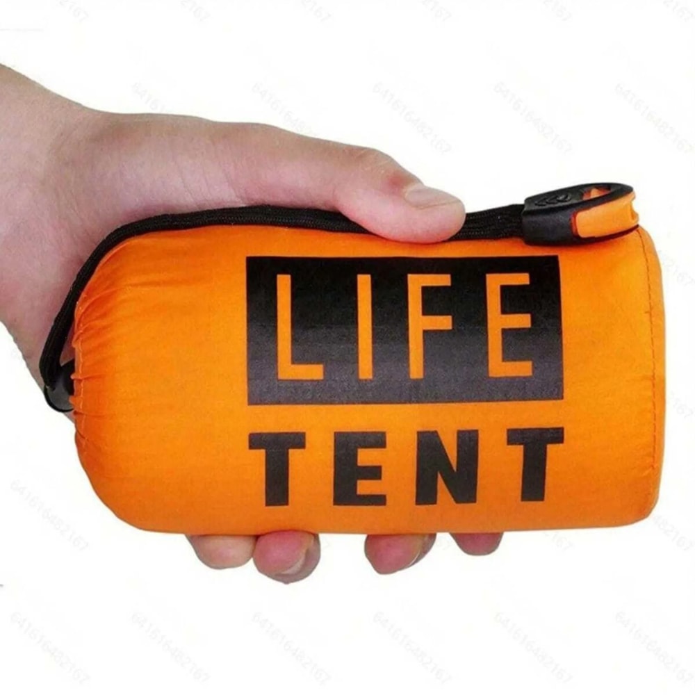 2Person Emergency Life Tent Mylar Thermal Shelter Bivy Survival Kit Waterproof Outdoor SOS Gear 7