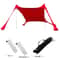 Portable Windproof Beach Canopy UV Protection Outdoor Sun Shade Home Beach Awning With Storage Ba 6