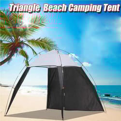 sun shade tent for kids & adults | large outdoor beach canopy | uv protection camping & fishing sunshade