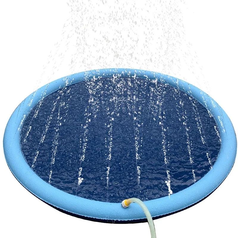 Summer Pet Sprinkler Pad Inflatable Water Swimming Pool Cooling Mat Outdoor Interactive Fountain 6