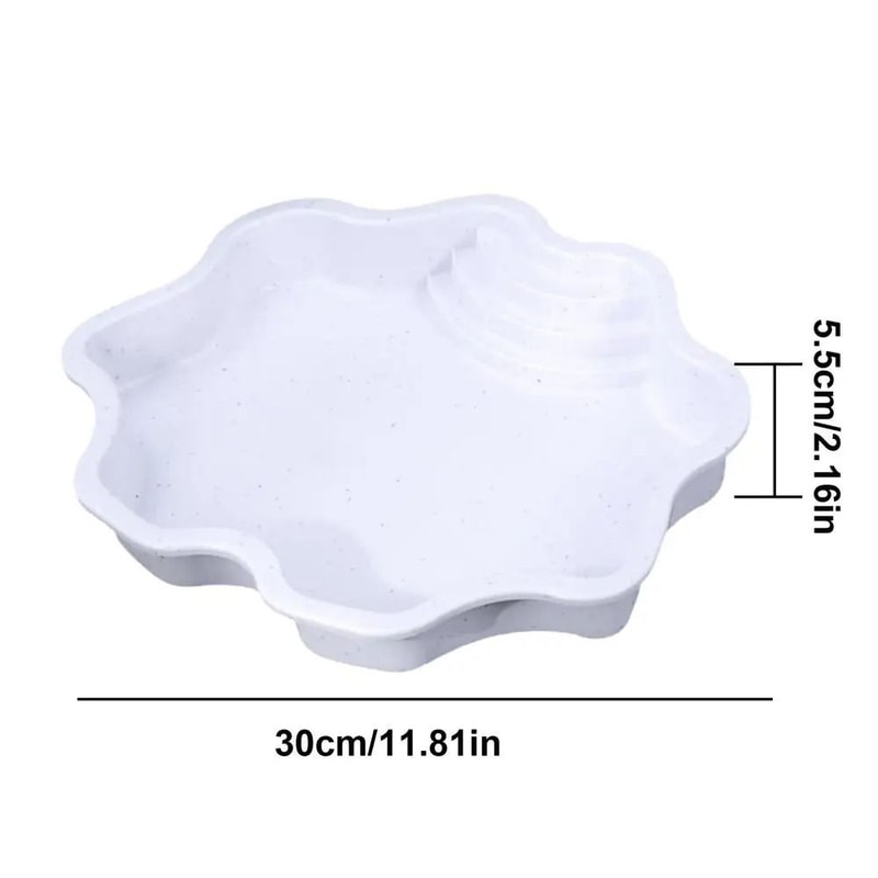 Large Reptile Turtle Bathing Tub Feeding Pool Professional Tortoise Habitat Bowl With Integrated 8