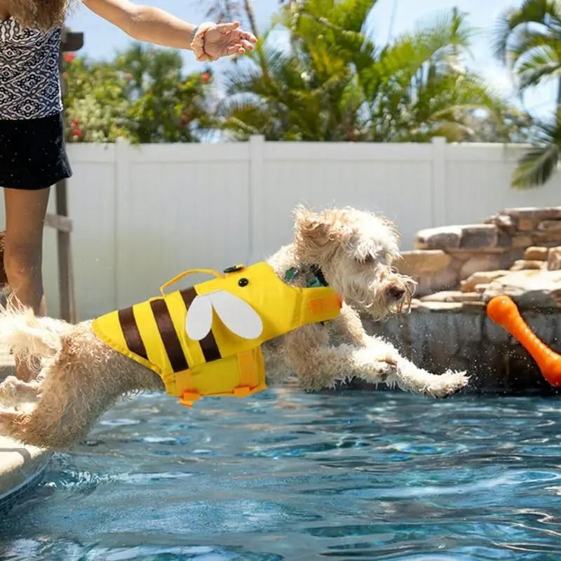 Ripstop Waterproof Dog Life Vest Reflective Dog Swimsuit With Safety Handle Professional Pet Boat 2