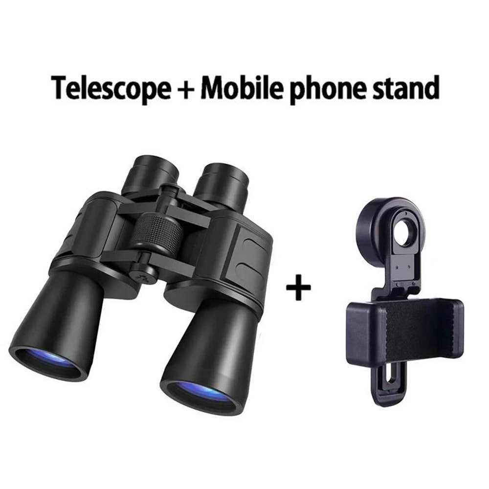 Military 20x50 Powerful Long Range Binoculars Professional Zoom HD BAK4Prism Telescope High Magni 7