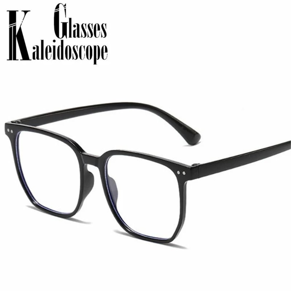 Square Finished Myopia Glasses AntiBlue Light Computer Eyewear Professional Student Shortsighted 5