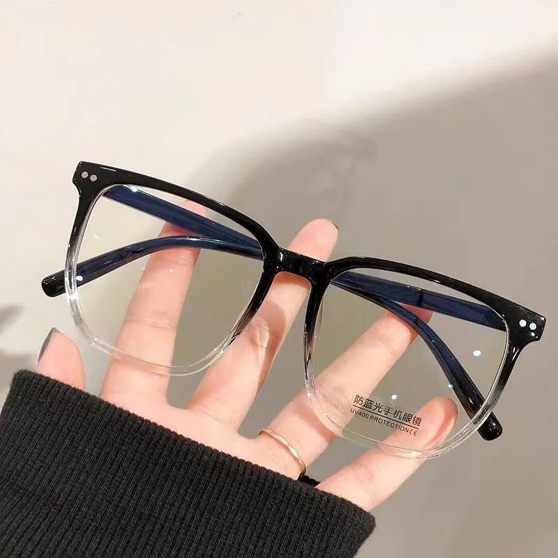 Square Finished Myopia Glasses AntiBlue Light Computer Eyewear Professional Student Shortsighted 6