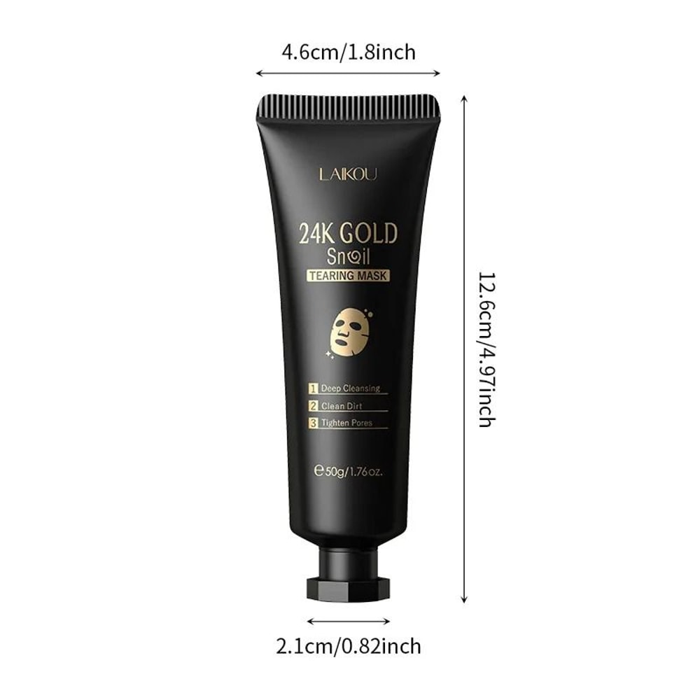 LAIKOU 24K Gold Sakura Peeling Face Mask AntiWrinkle Whitening Blackhead Removal Professional 50 3