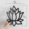 Wooden Lotus Hollow Decorative Rack Aromatherapy Organizer Wall Mounted Shelf 5