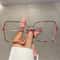 New Style Retro Box Personality Bump Color Anti Blue Optical Glasses 10