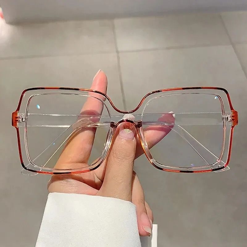 New Style Retro Box Personality Bump Color Anti Blue Optical Glasses 10