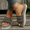 Weave Womens Slippers Platform Summer Shoes Bohemian Handmade Ladies Espadrilles Beach Heeled Sanda 4