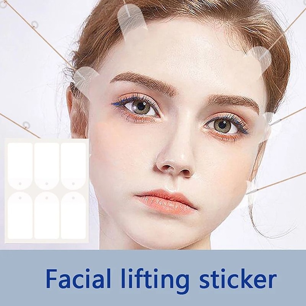Invisible Thin Face Stickers VShape Fast Facial Lift Neck Eye Double Chin Wrinkle Makeup Tape 0
