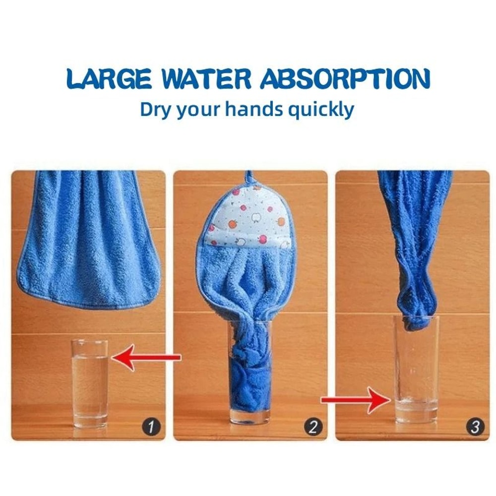 4pcs Small Hand Towels For Kitchen Bathroom Coral Velvet Soft Quick Dry Absorbent Cleaning Cloths 4