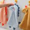 Cute Cartoon Cat Hand Towel Thickened Kitchen Bathroom Coral Velvet Home Quick Drying Dishcloth 2