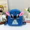 New Plush Blue Stitch Funny Cartoon Backpack Large Capacity Kindergarten Student Bag 4