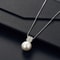 2 PCS Imitation Pearl Pendant Necklace And Earring Stud Set Silver Color Snake Chain Crystal Jewelr 5