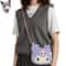 New Sanrio Cartoon Kuromi Skull Plush Shoulder Bag Cute Sweet Girl Heart Handbag Crossbody Bag 2