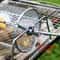 Stainless Steel Rolling BBQ Grill Mesh Basket Rotisserie Barbecue Cage Roaster 5