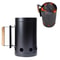 Spark Bucket Charcoal Ignition Cylinder Outdoor Barbecue Stove Igniter With Heat Insulation 0
