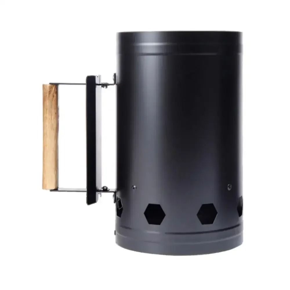 Spark Bucket Charcoal Ignition Cylinder Outdoor Barbecue Stove Igniter With Heat Insulation 6