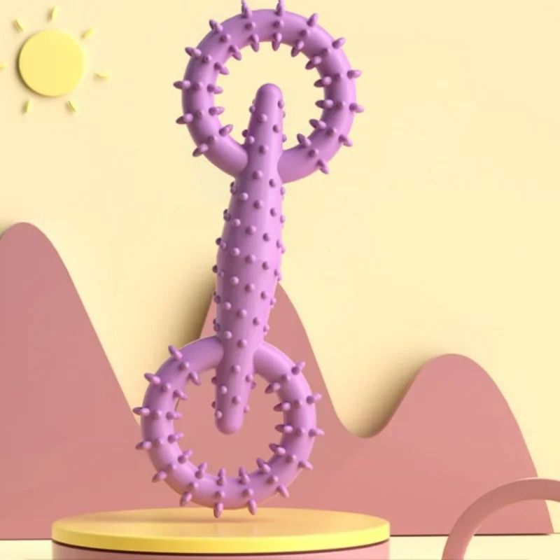 Dog Pull Ring Puppy Chewing Toy Indestructible Interactive Pet Chew Toy For Boredom Relief 12