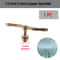 Automatic Rotating Brass Nozzle Sprinkler 234 Arm Male Thread Lawn Irrigation Watering 7