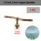 Automatic Rotating Brass Nozzle Sprinkler 234 Arm Male Thread Lawn Irrigation Watering 7