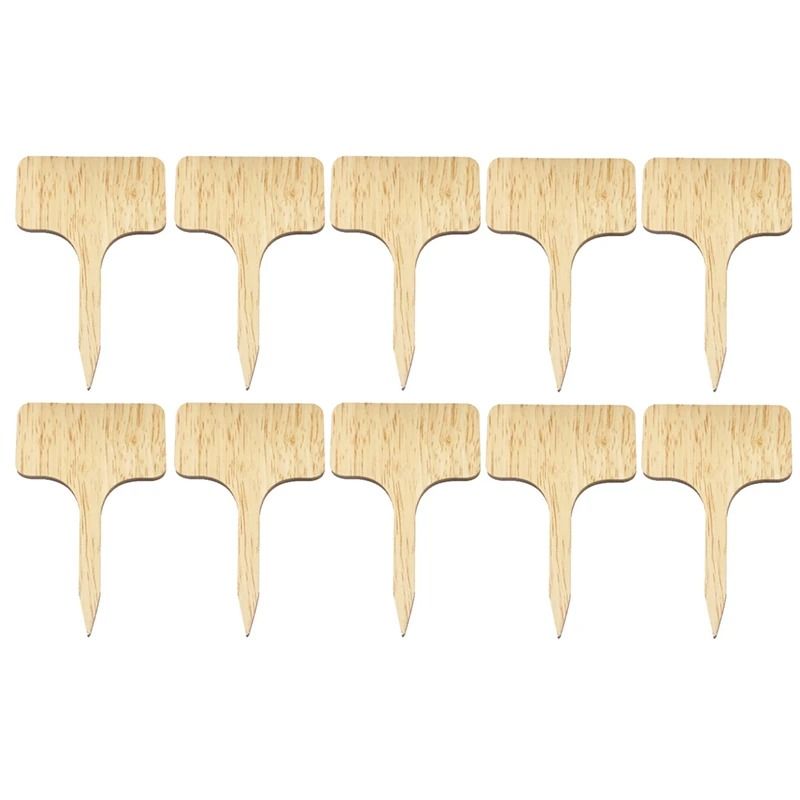 TType Bamboo Plant Labels EcoFriendly Wooden Garden Markers For Bonsai And Herbs 4